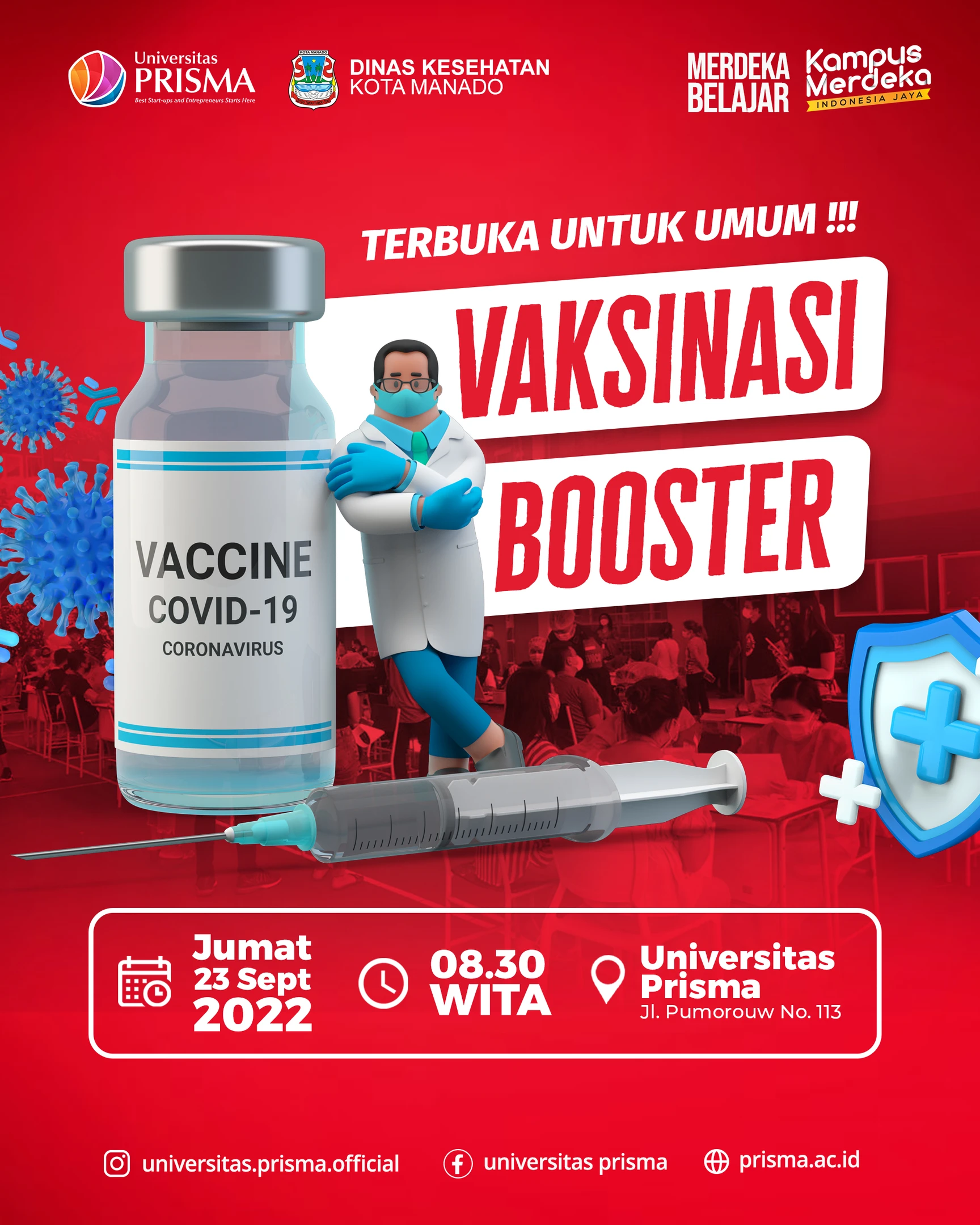 You are currently viewing Ayo Segera Vaksinasi Booster bersama U-Prisma!