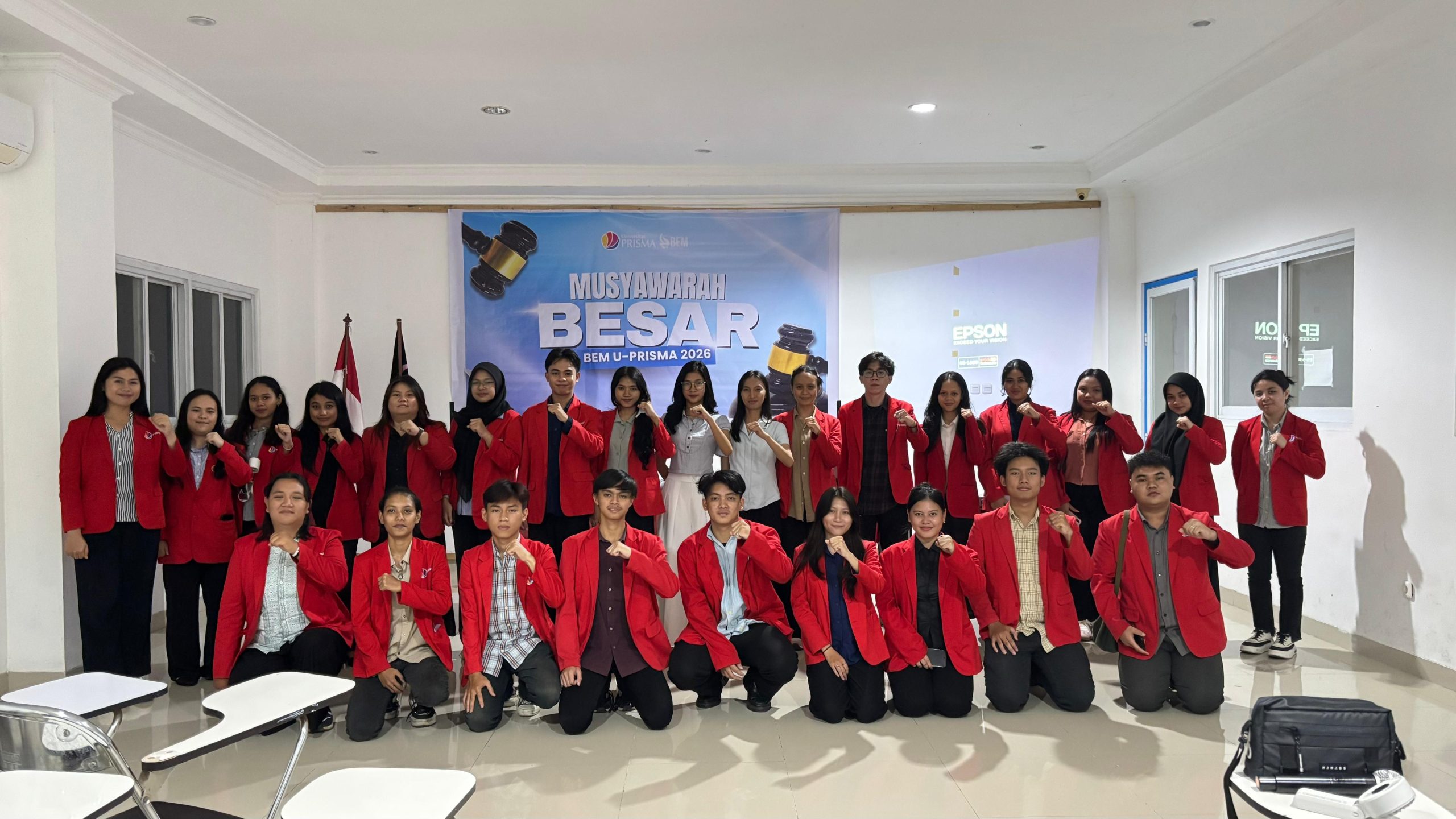 You are currently viewing Mubes Berakhir Manis, Kabinet Ekayana Siap Bawa BEM Universitas Prisma ke Era Baru