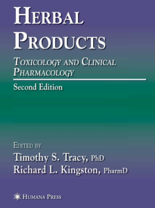 HERBAL PRODUCTS TOXICOLOGY AND CLINICAL PHARMACOLOGY